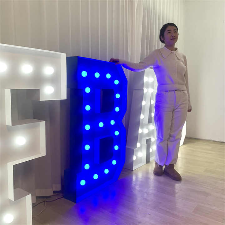 New Arrival Customized Marquee Letter Sign Stainless Steel Marquee Letter Sign Marquee Sign Letters Vintage for Decoration