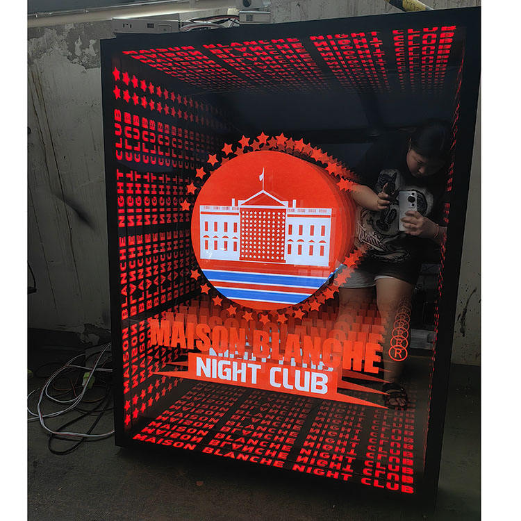 Magic Infinite Endless Mirror Led Neon Sign Infinity Mirror Letter Sign Rgb Led Infinity Illusion Mirror Neon Sign