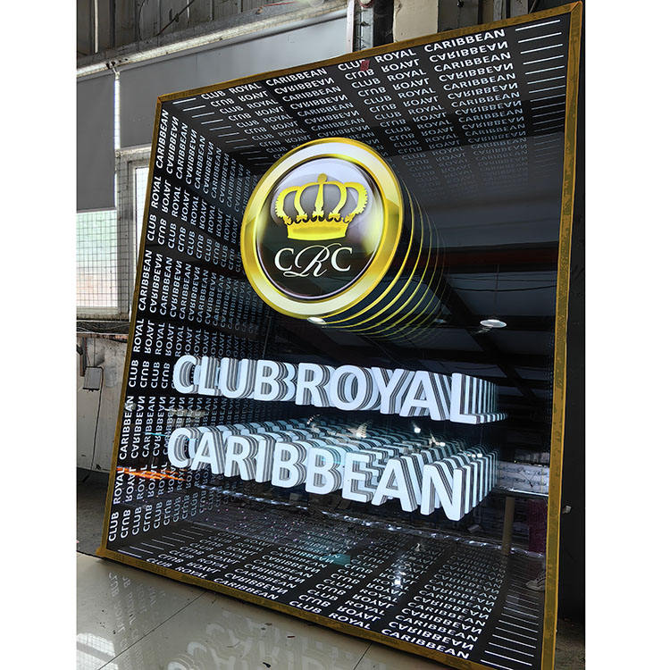 Magic Infinite Endless Mirror Led Neon Sign Infinity Mirror Letter Sign Rgb Led Infinity Illusion Mirror Neon Sign