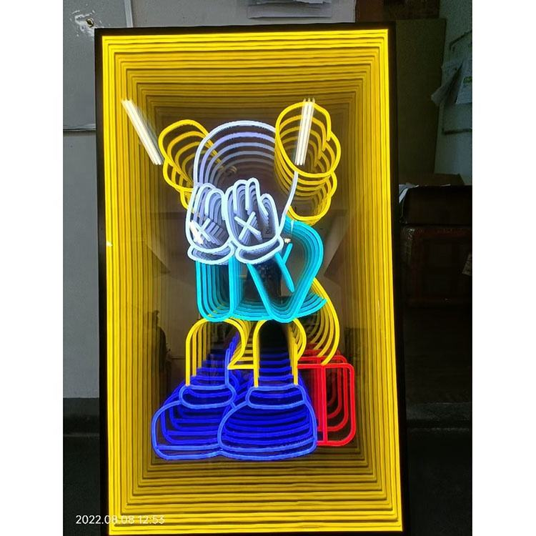 Magic Infinite Endless Mirror Led Neon Sign Infinity Mirror Letter Sign Rgb Led Infinity Illusion Mirror Neon Sign