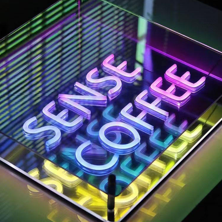 LED Lights for Unique Wall Art Modern Infinity Mirror Sign