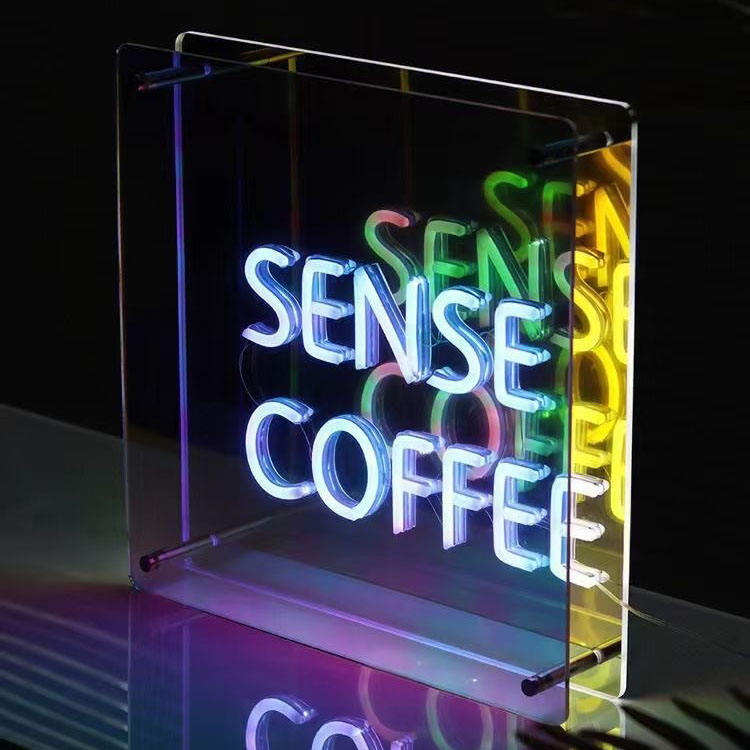 LED Lights for Unique Wall Art Modern Infinity Mirror Sign