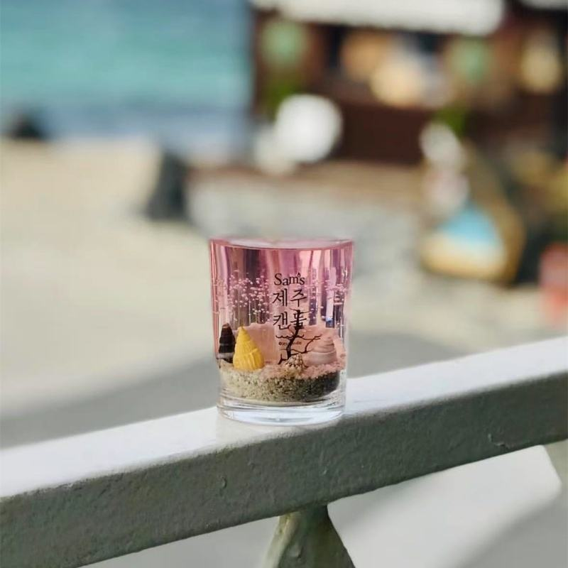 2025 New Design Popular Custom High Quality Ocean Style Sea Shell Starfish Gel Wax Scented Candles