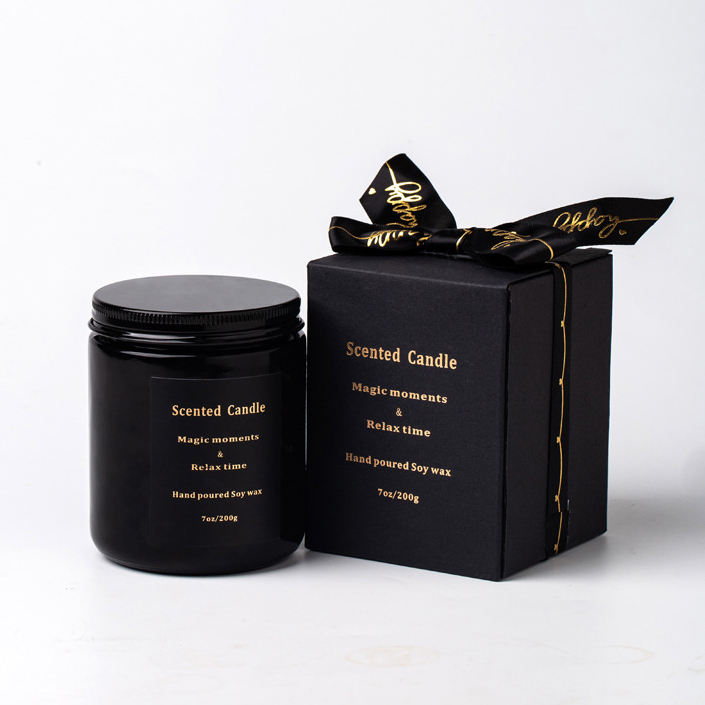 Wholesale Manufacturers Customized Soy Wax Candles Scented Candle Set With Logo and Packing Boxes