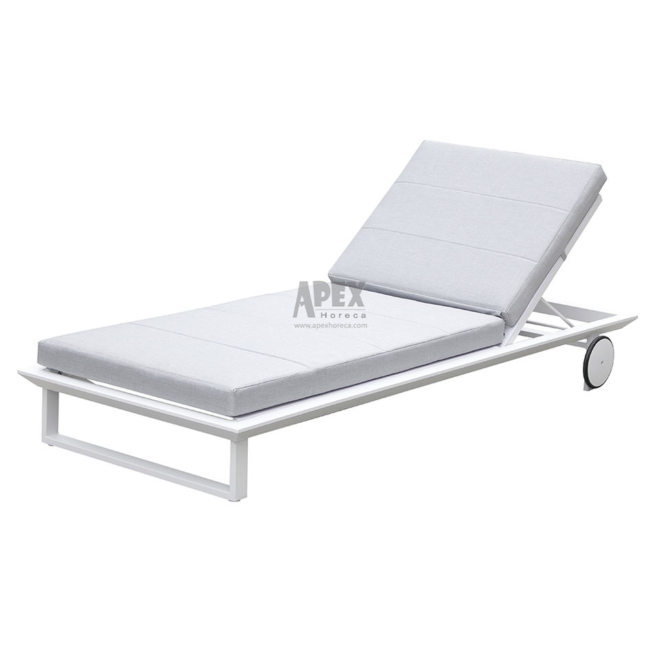 Outdoor Garden Furniture Ultimate Comfort Patio Lounger with Thick Cushion & Breathable Mesh