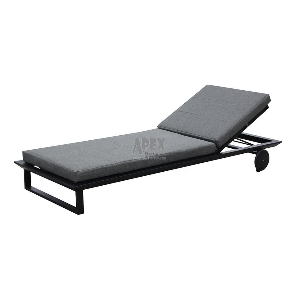 Summer Classics Outdoor Furniture Patio Adjustable Aluminium Sun Chaise Lounge Chair