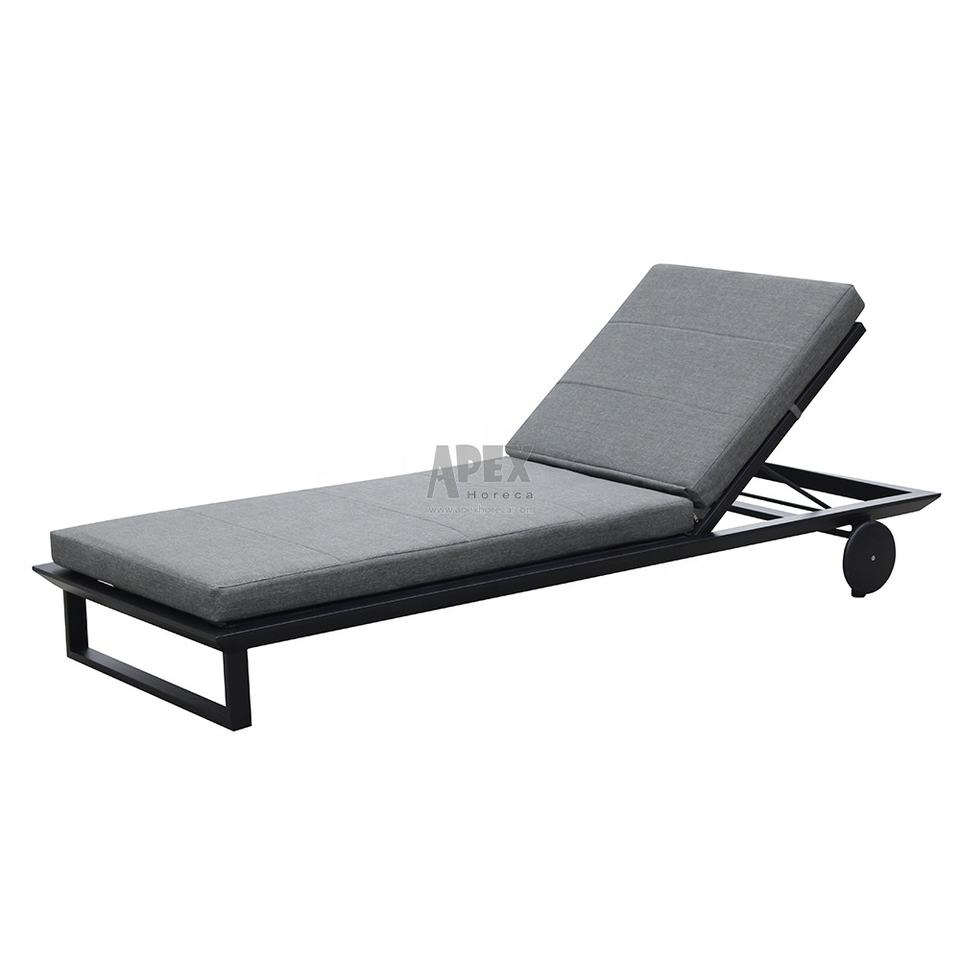 Summer Classics Outdoor Furniture Patio Adjustable Aluminium Sun Chaise Lounge Chair