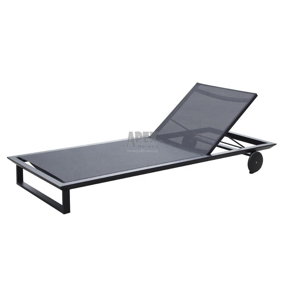 Summer Classics Outdoor Furniture Patio Adjustable Aluminium Sun Chaise Lounge Chair