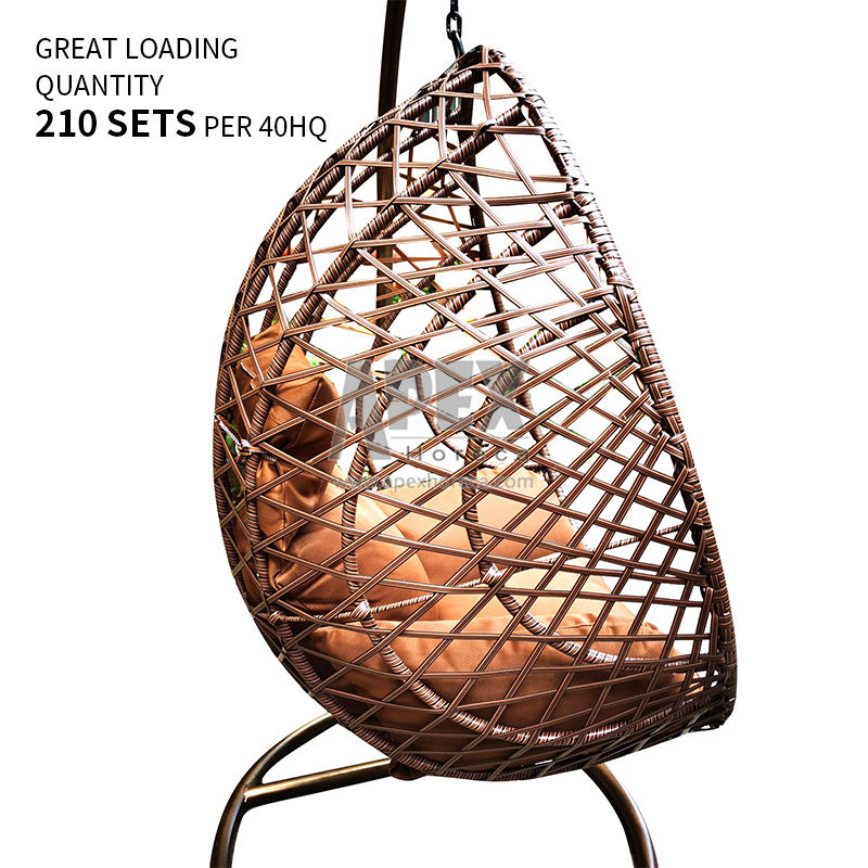 Rattan Lounge Hanging Chair Furniture Natural Rattan Chair for Distributor Wholesaler Retailer in Europe US