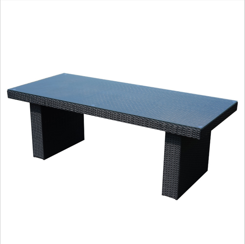 Latest Stylish and High-quality Patio Outdoor Furniture Garden Dining Table and Chair Set One Table and Eight Chairs