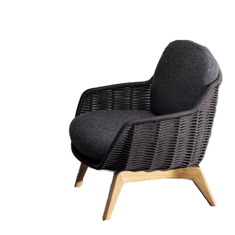 High-end Outdoor Dining Table and Chair Set Made of Teak Wood for Villa Backyards Courtyards Terraces and Gardens.