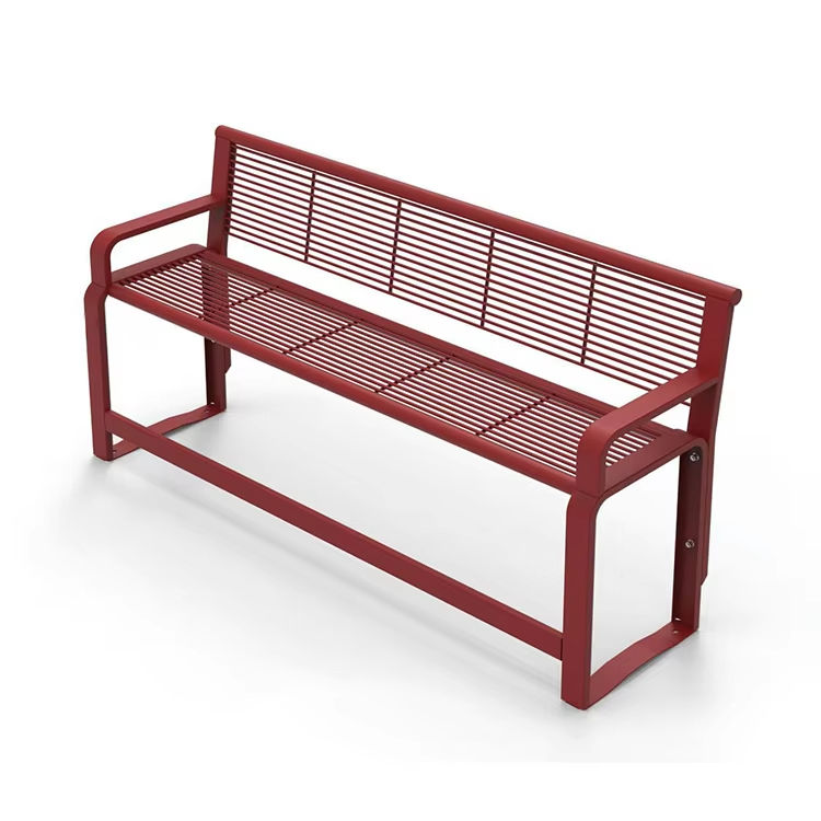 Outdoor Leisure Park Chair Metal Garden Park Chair European Style Rest Scenic Courtyard Square Green Bench