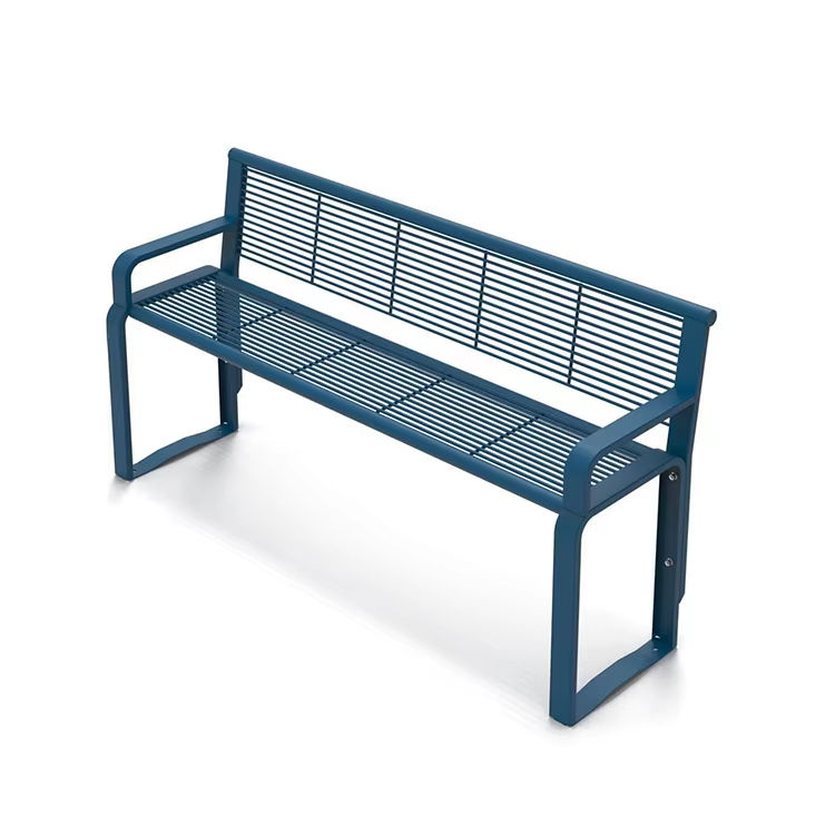 Outdoor Leisure Park Chair Metal Garden Park Chair European Style Rest Scenic Courtyard Square Green Bench