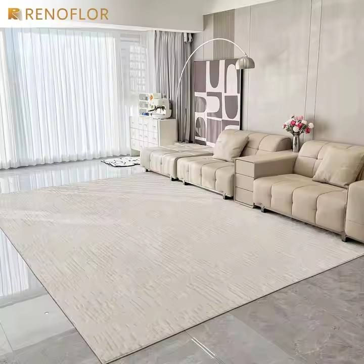 Wholesale Customized Tufted Waterproof Pet Friendly Carpets Rugs 5mm Thickness Soft PP Material Custom Sizes for Bedroom Living