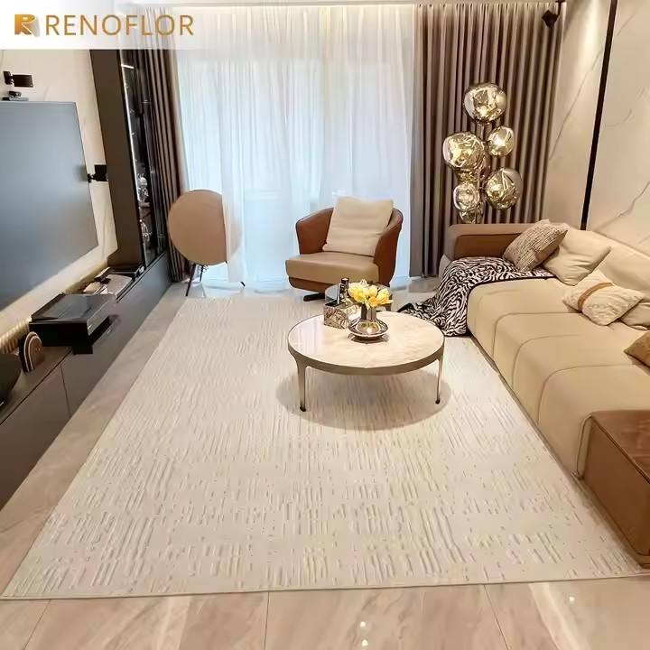 Wholesale Customized Tufted Waterproof Pet Friendly Carpets Rugs 5mm Thickness Soft PP Material Custom Sizes for Bedroom Living