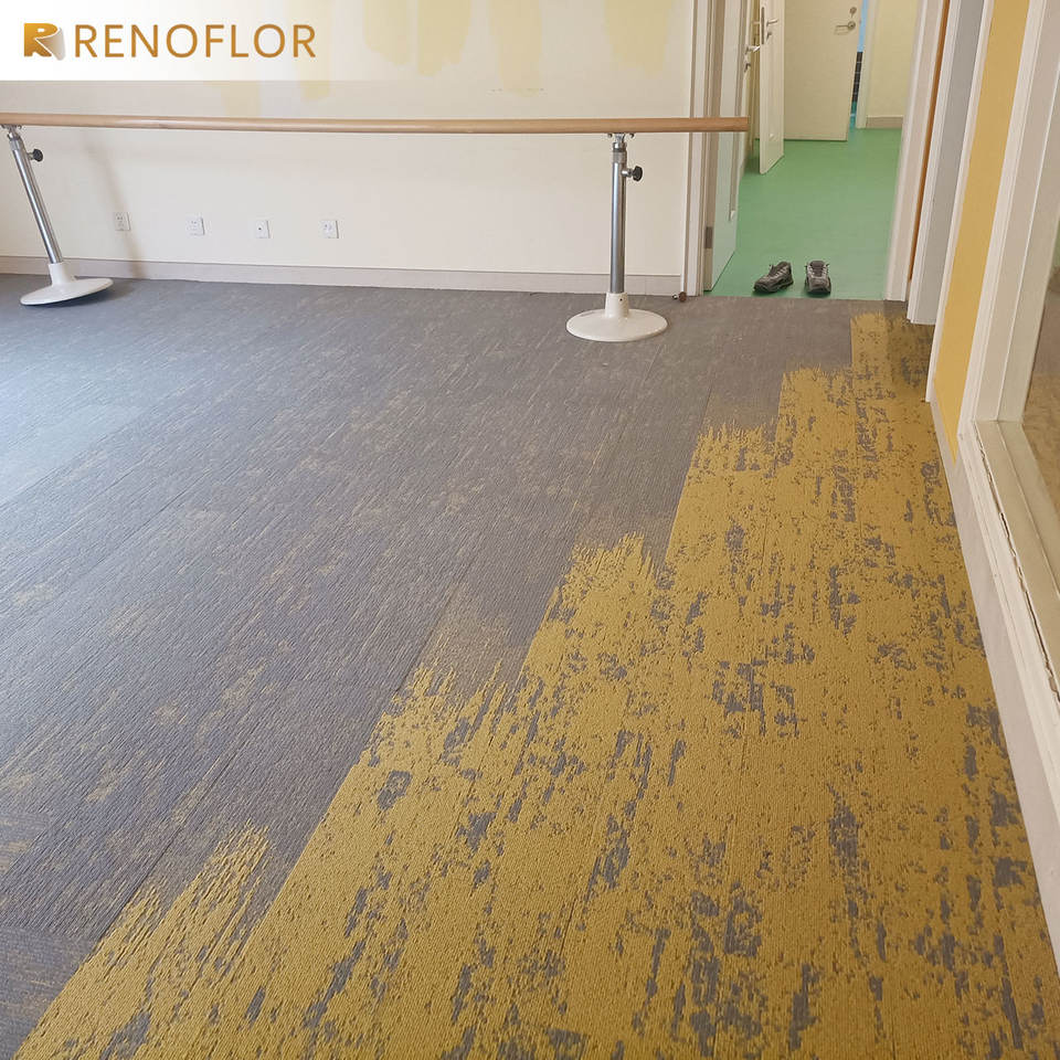 Waterproof Office 50x50 Self Adhesive Polypropylene OEM Colors Flooring Carpet Tiles