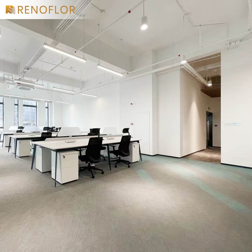 Waterproof Office 50x50 Self Adhesive Polypropylene OEM Colors Flooring Carpet Tiles