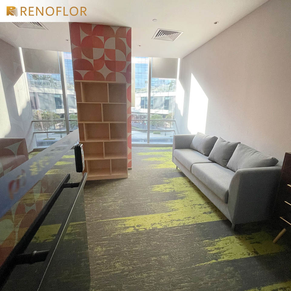 Modern Washable Polypropylene Cushioned Office Modular Flooring Washable Carpet Tile