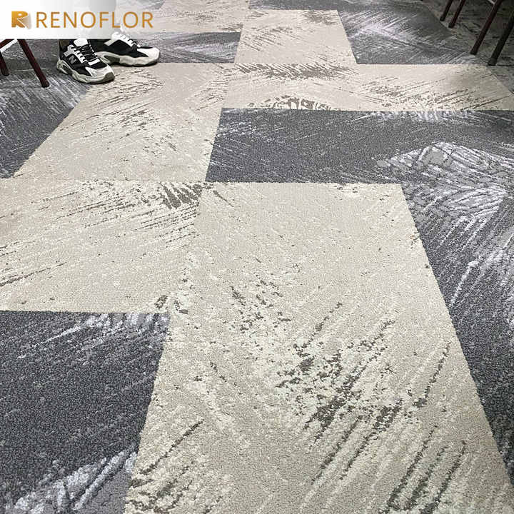 Office Used Commercial Customized Size Interlocking Flooring Squares Carpet Tiles 50x50 Carpet Tiles