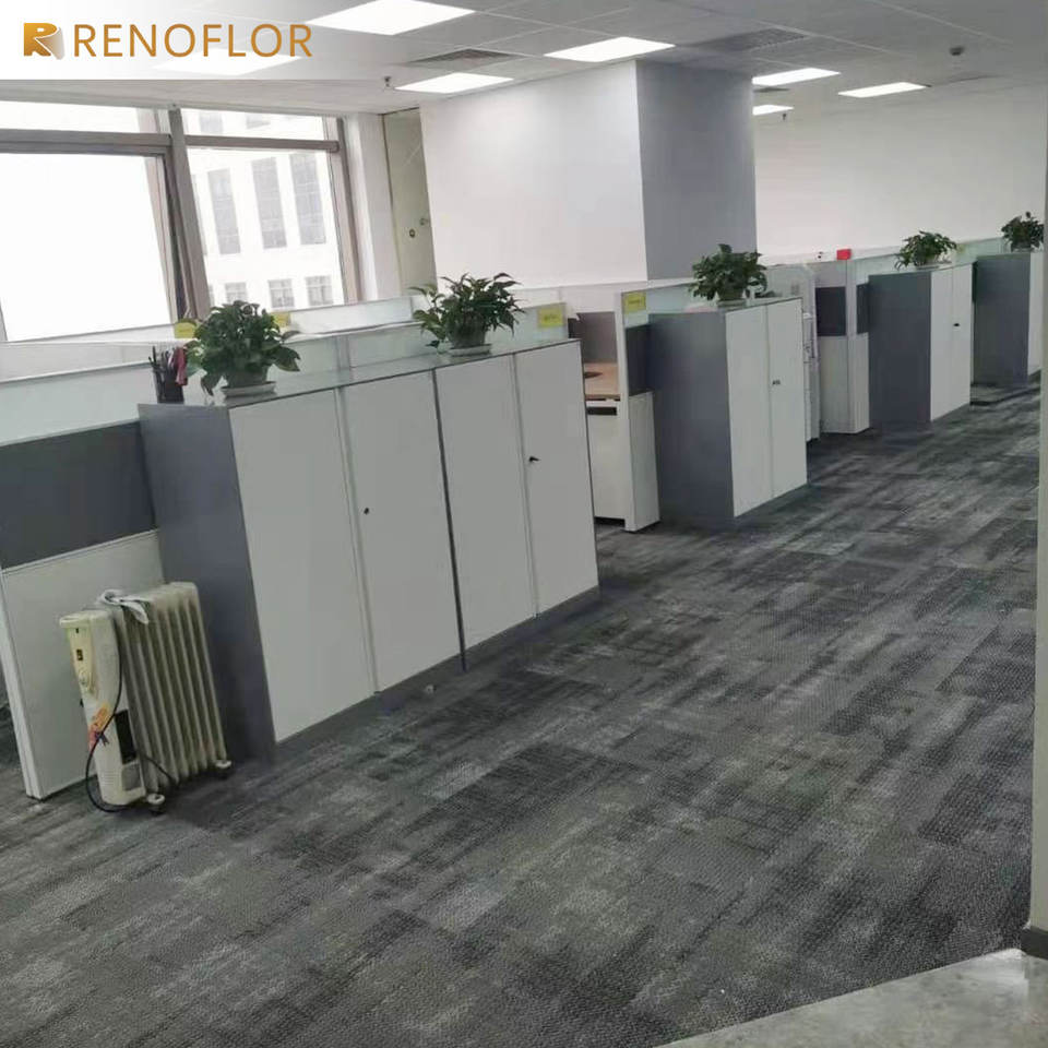 Factory Direct Wholesale Commercial Modern Office Floor Custom Polypropylene Backing Carpet Tile