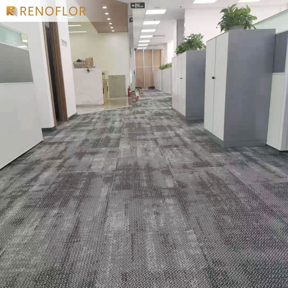 Factory Direct Wholesale Commercial Modern Office Floor Custom Polypropylene Backing Carpet Tile