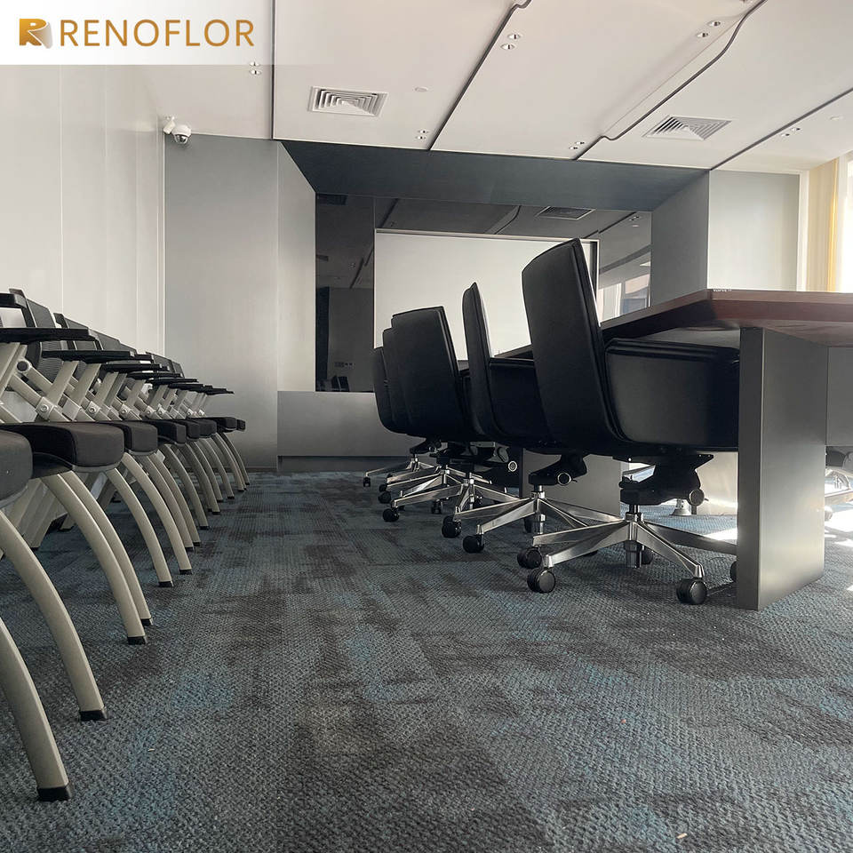 Factory Direct Wholesale Commercial Modern Office Floor Custom Polypropylene Backing Carpet Tile