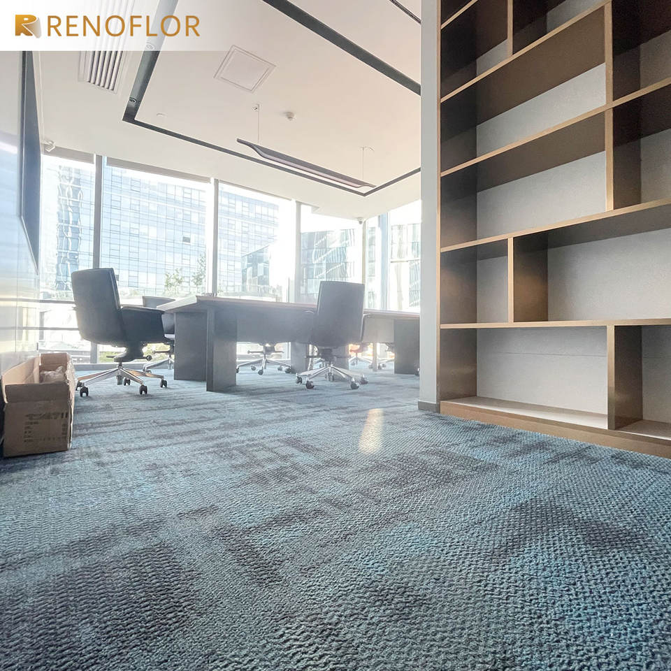Factory Direct Wholesale Commercial Modern Office Floor Custom Polypropylene Backing Carpet Tile