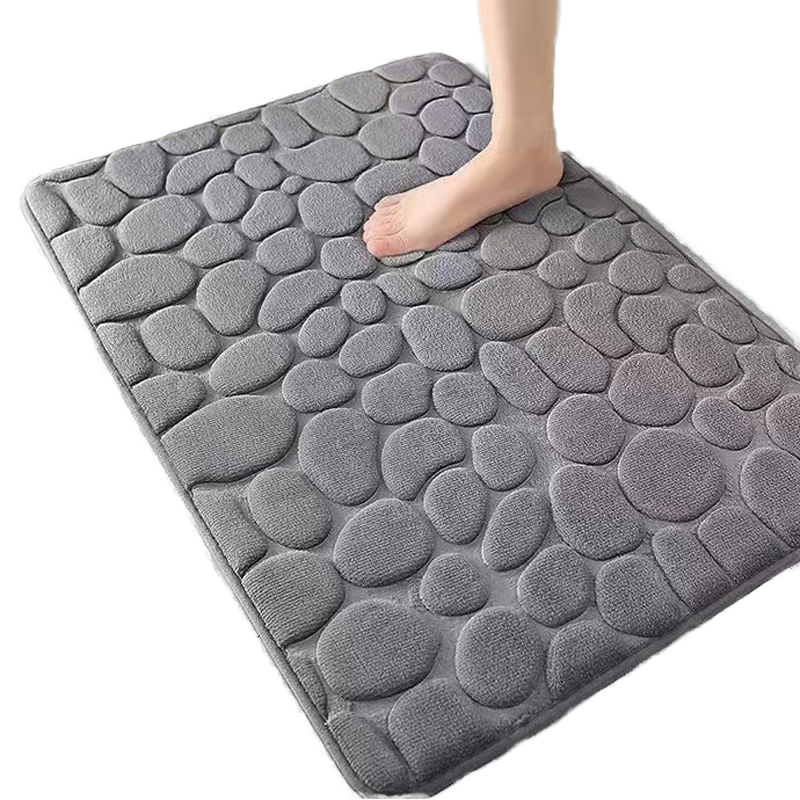 Hot Sale Most Popular Factory Spot Eco-Friendly Coral Velvet Print Machine Made Bathroom Four-Piece Set Toilet Non-Slip Floor