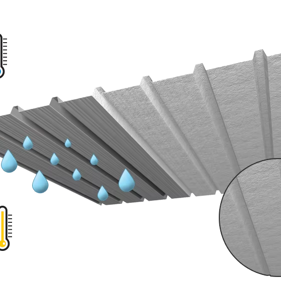 Roof Insulation Roofing Waterproof Anti-Condenstation Plain Microfiber Fabric Insulated Composite Panels Stain Resistant