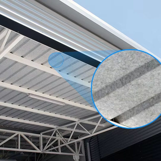 Roof Insulation Roofing Waterproof Anti-Condenstation Plain Microfiber Fabric Insulated Composite Panels Stain Resistant