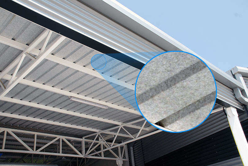 100% Polyester Breathable Anti Condenstaion Felt Fabric Steel Roofing Sheets for Metal Roofing Sheets