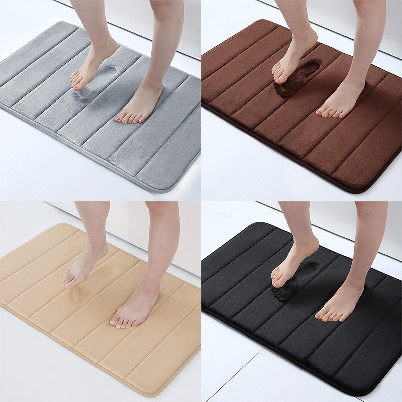 Hot Selling High Quality Memory Foam Bath Mats Most Popular Door Mat Best Selling Bath Mat