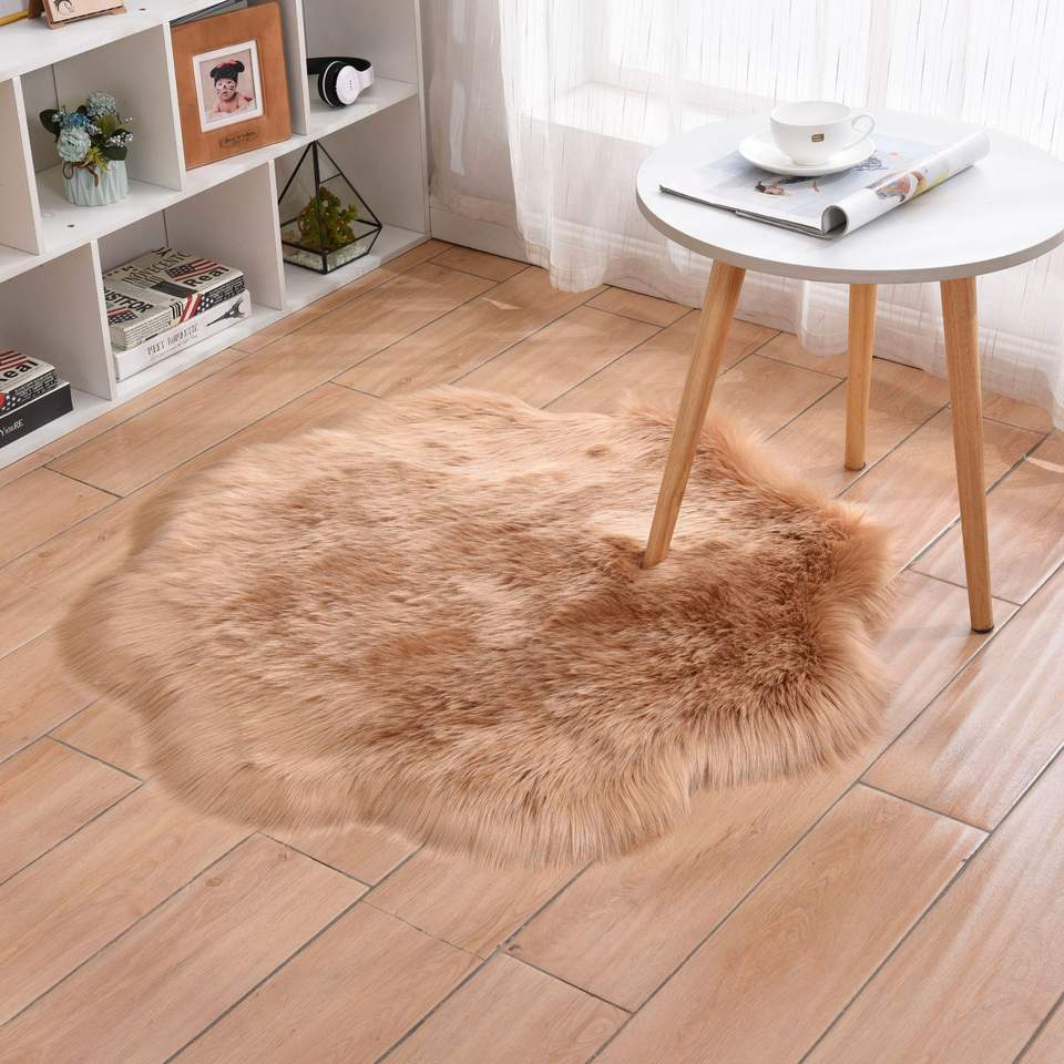 Wholesale Round Flower Shaggy Modern Area Rugs Floor Mat Fluffy Rugs Living Room Large Carpet for Home Living Room