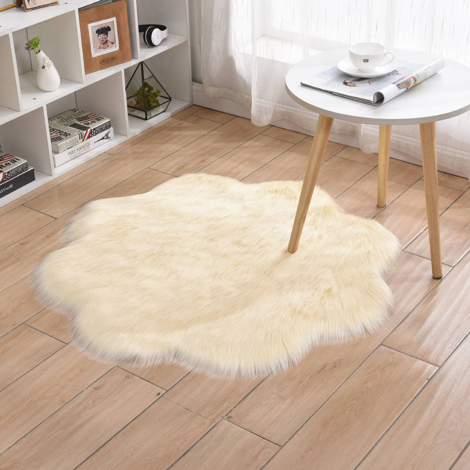 Wholesale Round Flower Shaggy Modern Area Rugs Floor Mat Fluffy Rugs Living Room Large Carpet for Home Living Room