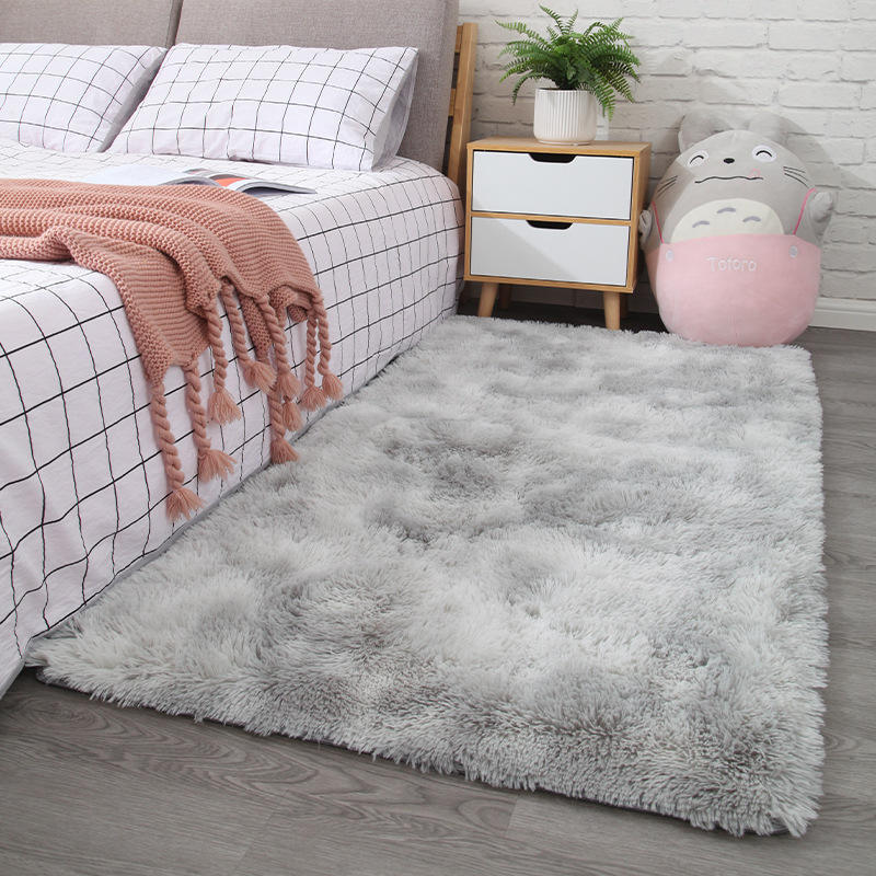 Soft Faux Fur Fluffy Area Rug Luxury Fuzzy Carpet Rugs for Bedroom Living Room Shaggy Plush Carpet Bedside Floor Mat