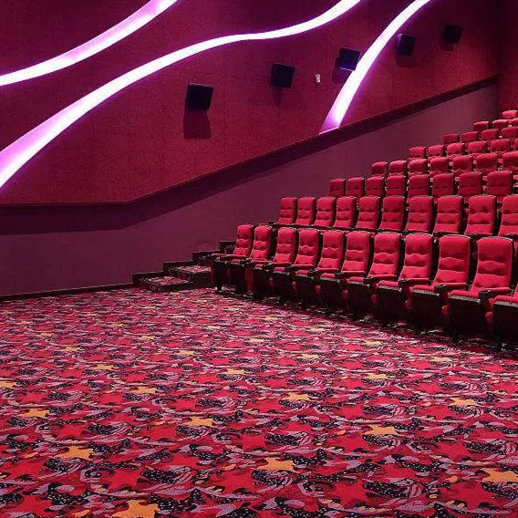 3d Printing Nylon Carpet Rugs Carpet for Cinema Carpet for Movie House