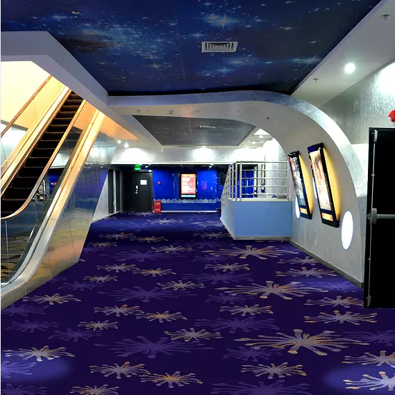 3d Printing Nylon Carpet Rugs Carpet for Cinema Carpet for Movie House