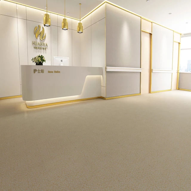 Anti Bacterial Hospital PVC Flooring Uv Resistant Waterproof Homogeneous PVC Vinyl Flooring Roll