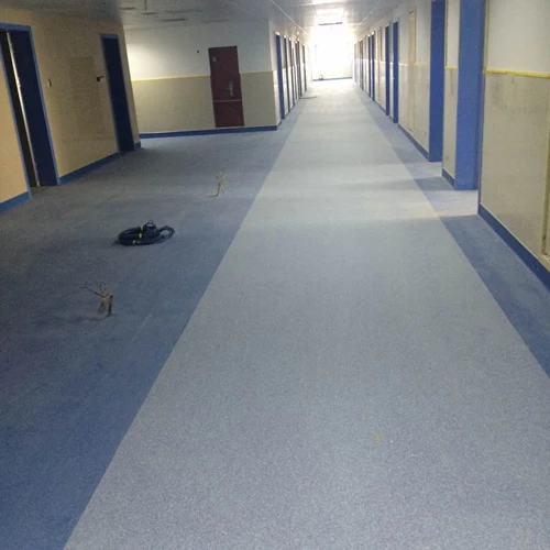 Anti Bacterial Hospital PVC Flooring Uv Resistant Waterproof Homogeneous PVC Vinyl Flooring Roll