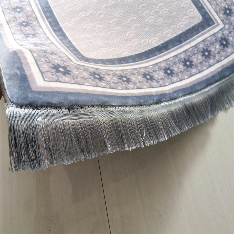 3D Printed Prayer Rug High-end Luxury Prayer Rugs Memory Foam Prayer Mat Imitated Silk Prayer Mat