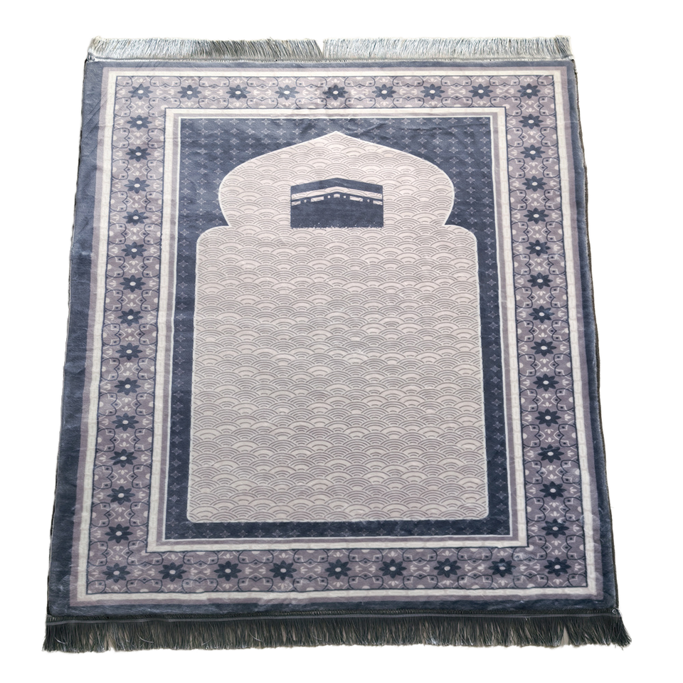 3D Printed Prayer Rug High-end Luxury Prayer Rugs Memory Foam Prayer Mat Imitated Silk Prayer Mat