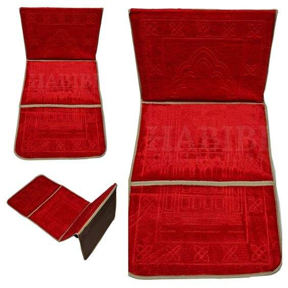 Prayer Mat Portable Gift Box and Prayer Mat with Backrest