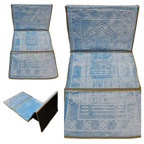 Prayer Mat Portable Gift Box and Prayer Mat with Backrest