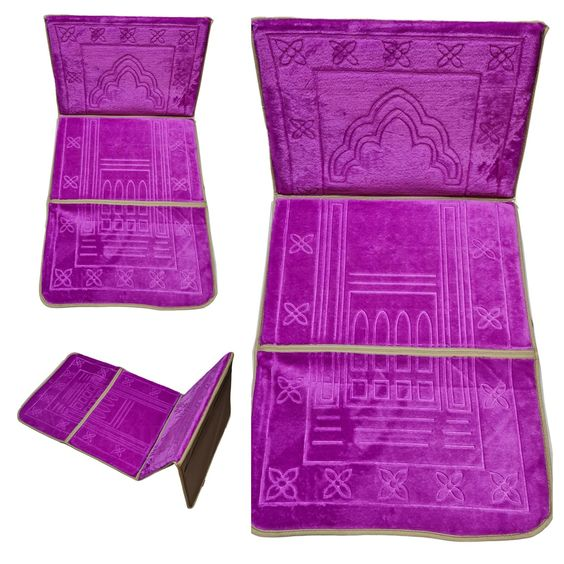 Prayer Mat Portable Gift Box and Prayer Mat with Backrest