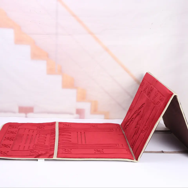Prayer Mat Portable Gift Box and Prayer Mat with Backrest
