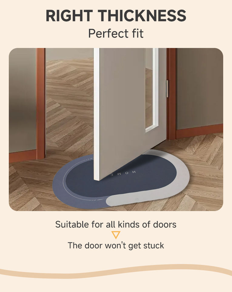 SHENGDE Cheap Sample Machine Made Water Absorbent Bathroom Carpet Washable Anti Slip Custom Rubber Diatom Bathroom Rug Bath Mats