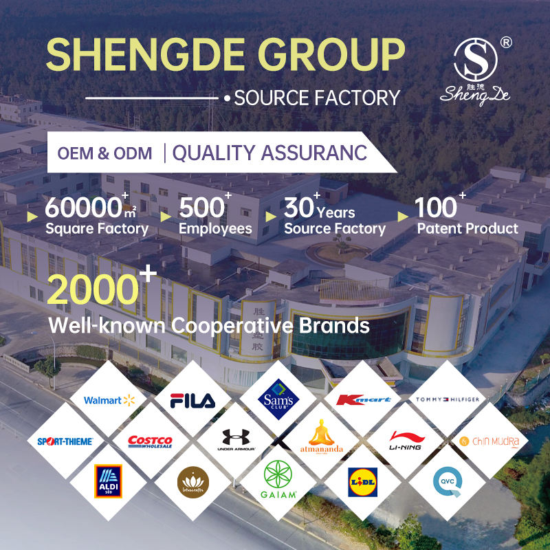 SHENGDE Custom New Design Eco Friendly Frost Frosted Upgraded Pilates Pu Leather Natural Rubber Yoga Mat Yoga Matt