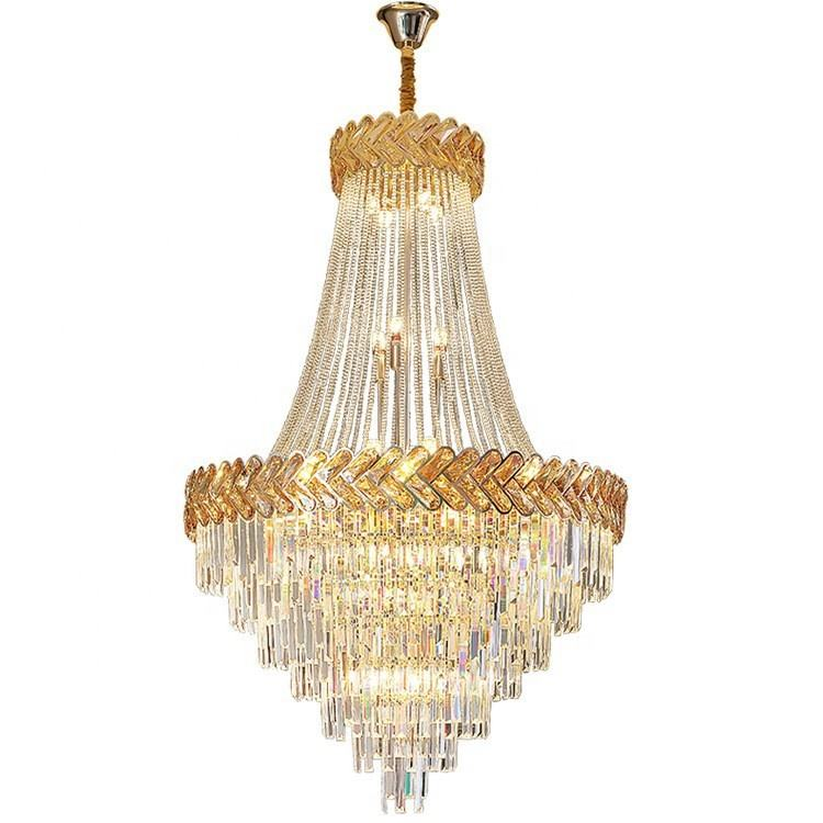 European Lighting Modern Classical Luxury Hotel Restaurant Wedding Hall Crystal Chandelier
