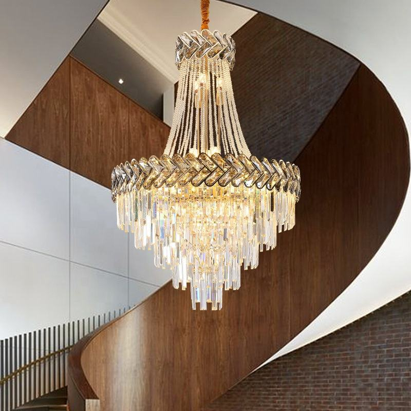 European Lighting Modern Classical Luxury Hotel Restaurant Wedding Hall Crystal Chandelier