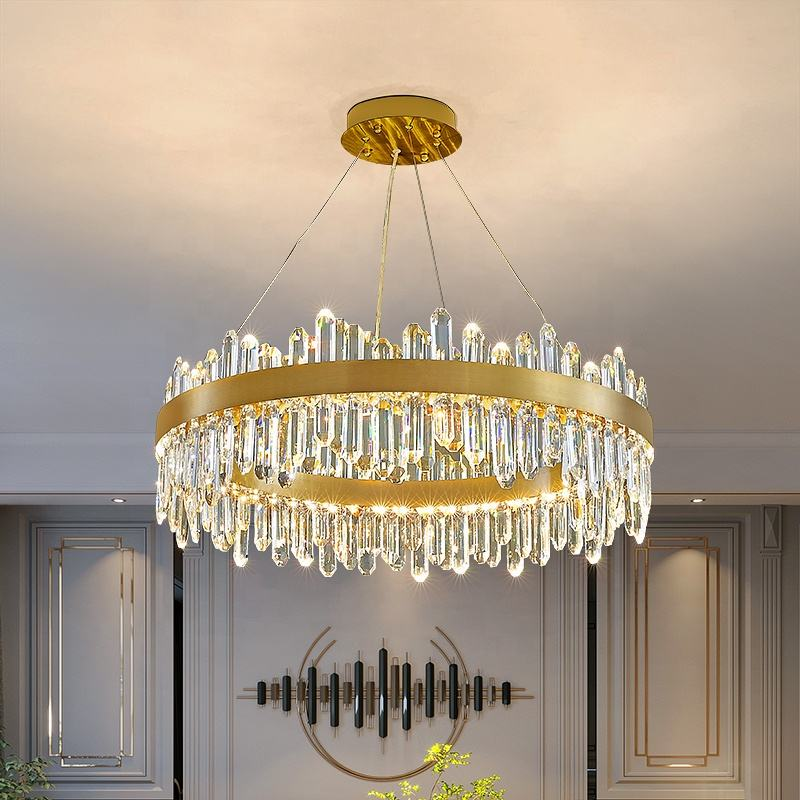 Modern Elegant Luxury Crystal Chandelier Creative Indoor Pendant Light for Hotels